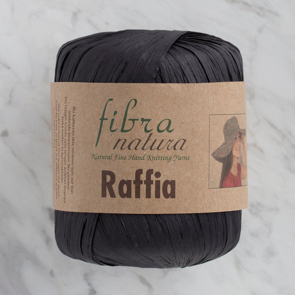 Fibra Natura Raffia 40gr Siyah Kağıt İp - 116-12